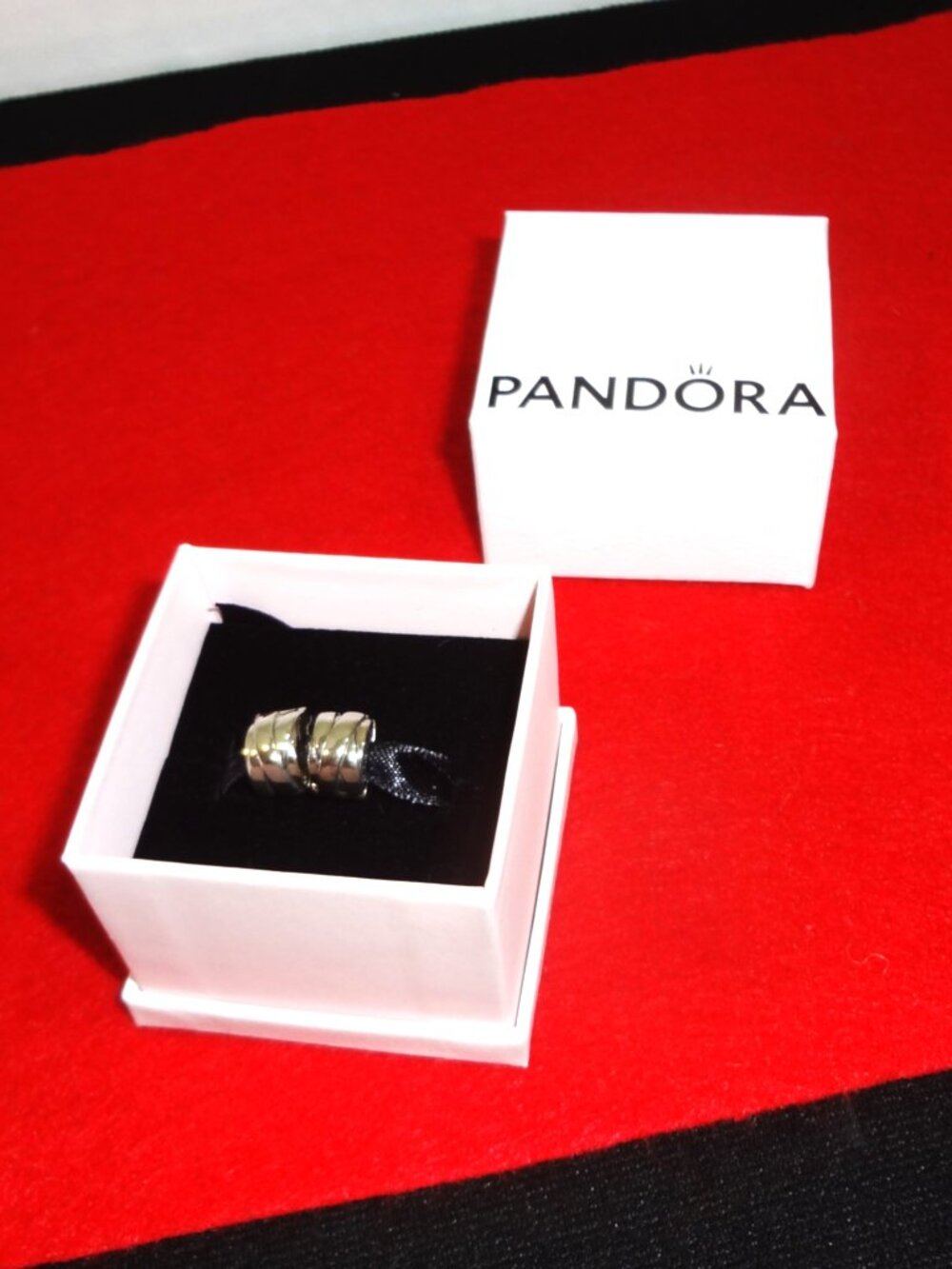 Pandora Two Piece SS Stopper Bead Set